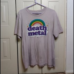 Light purple death metal t-shirt